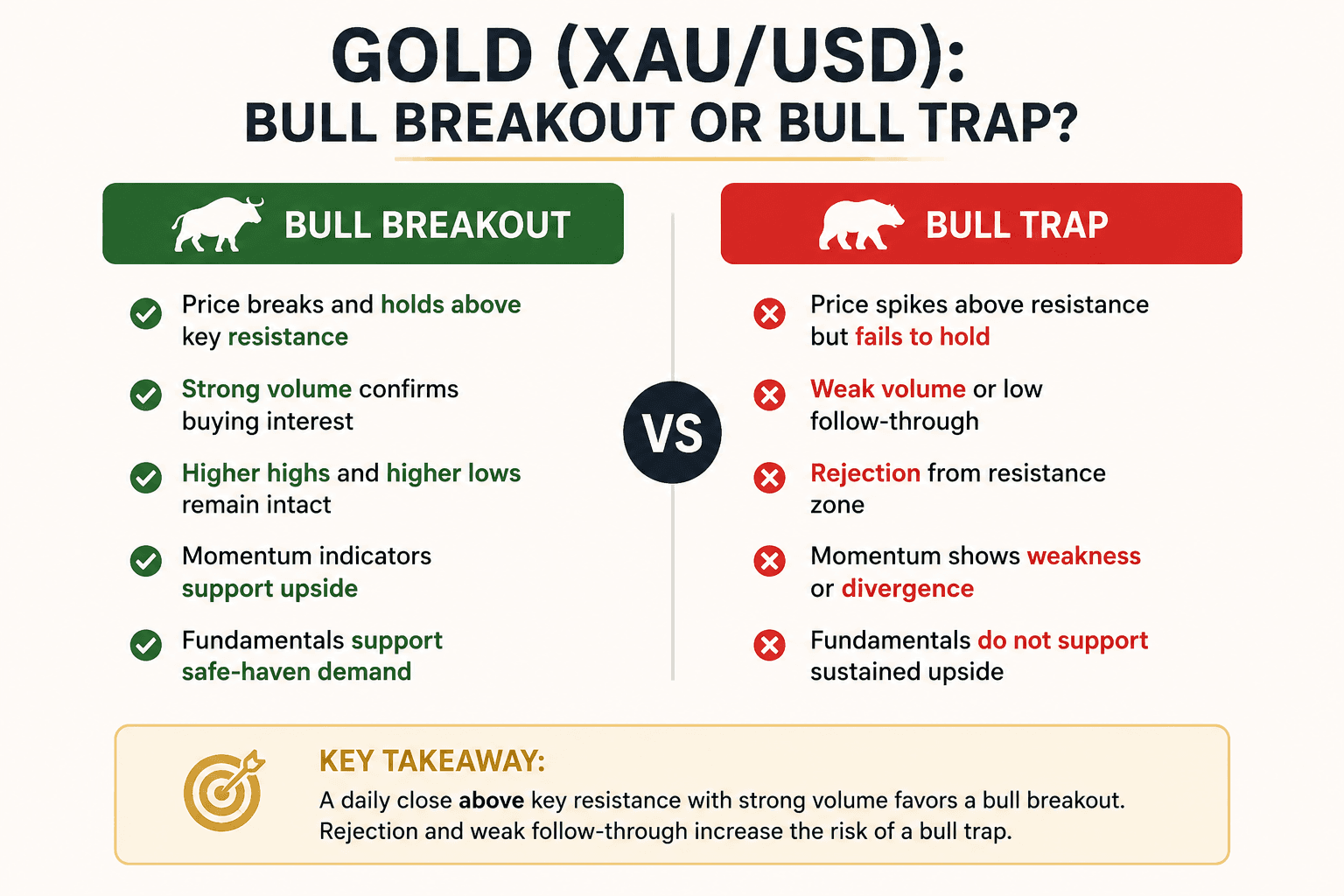 Gold (XAU/USD): bull breakout or bull trap?